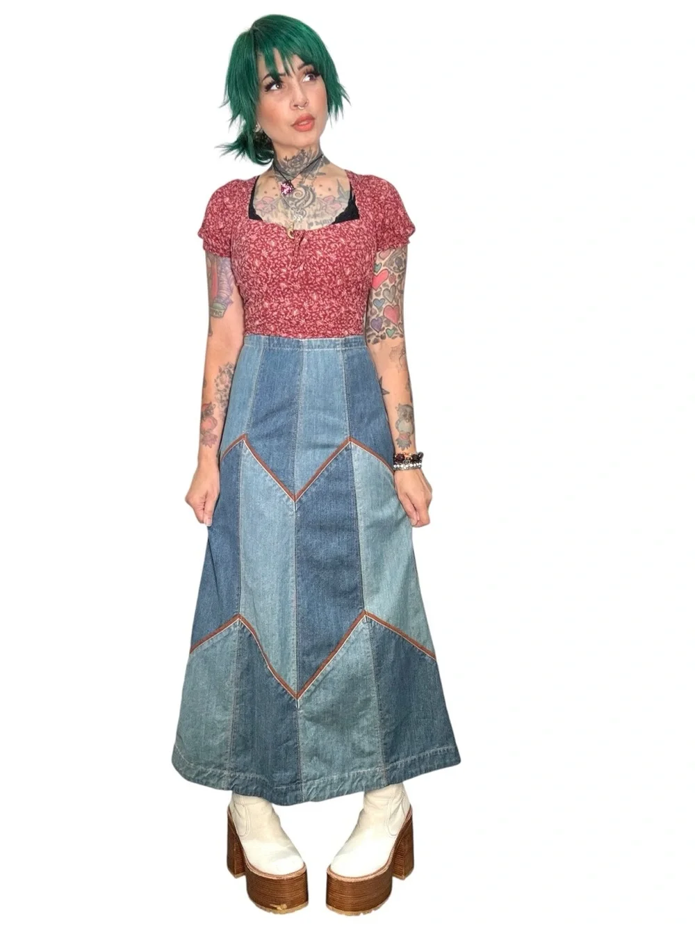 Free People maxi skirt